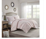 Madison Park MP10-5062 Arya Medallion Ultra Plush Comforter Mini Set Blush; Ki. Fixed Price $135.00.