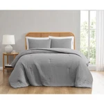 Truly Soft Twin Textured Waffle Comforter Set Gray. Fixed Price $17.99.