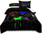 Gaming Bedding Set Twin Size Gamer Comforter Boys Girls Teens Soft Mi.... Fixed Price $55.71.