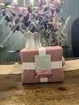 King Heavyweight Linen Blend Duvet & Sham Set Rose - Casaluna New. Fixed Price $99.00.