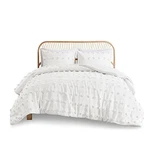 Intelligent Designs Vera 3-PCS Ivory Full/queen Polyester Clip Jacquard Comfo.... Fixed Price $85.90.