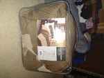 Madison Park 7PC Comforter Set Cal King, Brown, Slightly Used. Fixed Price $38.00.