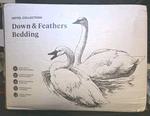 Dwr Hotel Collection Oversized King Down Feather Comforter 120" 98" Wht *rd. Fixed Price $84.00.