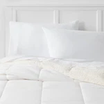 Room Essentials Faux Shearling Reversible Comforter Sherpa. Fixed Price $18.99.