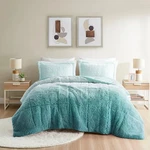 Ombre Shaggy Long Fur Comforter Mini Set. Fixed Price $99.99.