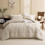 100% Linen Comforter Set Queen Natural French Flax Bedding. Fixed Price $467.99.