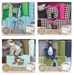 Trend Lab Baby Gift Set Blanket, Bib, 2 Burp Cloths & Stuffed TOY-5-PIECE. Fixed Price $55.99.