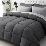 Sleep Like Luxury - King Comforter Set 7 Pieces Grey Bedding. Fixed Price $89.99.