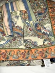 Chaps Coral Sands Paisley Stripe Comforter Bed Skirt Pillow Shams King Size Rare. Fixed Price $215.00.
