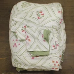 Hallmart Trisha Floral-print 3-PIECE Comforter Set 92836 Green Multi King. Fixed Price $22.10.