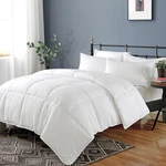 Dafinner 100% Cotton Cover Comforter Size, Queen, White / All-season. Fixed Price $103.99.