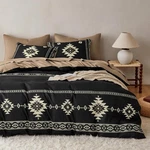 Wake In Cloud - Comforter Set, Boho Southwestern Farmhouse Style With Az. Fixed Price $65.10.