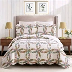 Modern Heirloom 3PC Full/queen Dahila Chain Quilt Bedding Set. Fixed Price $49.99.