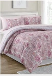 Springmaid Watercolor Paisley King Comforter Set. Fixed Price $75.00.