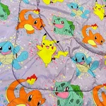 Pokemon Pikachu Charmander Reversible Comforter Twin/full 72X86 Kids Bedding. Fixed Price $34.99.