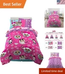 Kids Bedding Super Soft Comforter And Sheet Set With Sham, 5 Piece Twin Size,.... Fixed Price $120.23.