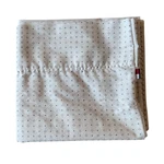 Tommy Hilfiger Single Standard Pillowcase Off White With Small Print Rn #33699. Fixed Price $10.45.