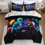 Ntbed Game Console Comforter Set Boys Girls Kids Space Universe Gaming Ge.... Fixed Price $76.27.