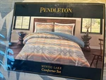 Pendleton Mystic River King Comforter Set New. Fixed Price $229.99.