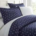 Kaycie Gray Fashion Ultra Soft Midnight Blossoms Pattern 3 Piece Duvet Cover Set. Fixed Price $54.99.