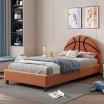 Basketball Design Size Bed For Kids,twin Boys Frame,sports Theme. Fixed Price $333.99.