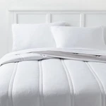Full/queen Lofty Microfiber Comforter White - Room Essentials. Fixed Price $12.99.