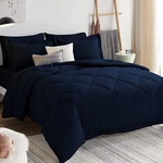 Cozylux Queen Bed In Bag 7-PIECES Comforter Sets With And Sheets New. Fixed Price $41.99.