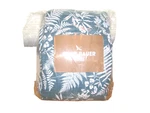 New Package Eddie Bauer Home Fern Garden Comforter Set Twin Blue/white. Fixed Price $29.99.