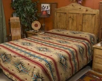 Southwest Decor Bedspread -isleta King. Fixed Price $124.99.