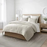 Evergrace Comforter Set Queen Size 3 Piece Ivory. Fixed Price $55.00.