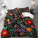 Luvivihome 3PCS Boho Floral Duvet Cover King Bedding Set, Cottagecore Rustic .... Fixed Price $46.46.