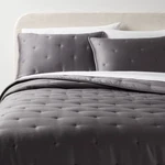 Full/queen Tencel Lyocell Comforter And Sham Set Khaki - Threshold. Fixed Price $47.99.