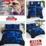 Versatile Reversible Comforter Set With Floral Design - California King 7 Pieces. Fixed Price $94.48.