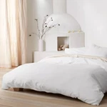 Casaluna King Size Linen & Rayon Duvet Cover Heavyweight White Only. Fixed Price $89.40.
