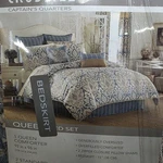 Croscill "captain Quarters" Queen Comforter Set 4 Piece Coastal Medallion Read. Fixed Price $150.00.