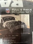 Full 5 Piece Bedding Set Nfl Raiders Comforter & Sheet Bag. Fixed Price $44.50.