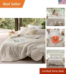 Luxurious Queen Comforter Set Soft Microfiber Ultimate All-season. Fixed Price $46.99.
