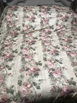 Croscill Greek Key Rose /cherry Blossom Comforter Only - SIZE99X112 Ca King. Fixed Price $225.00.
