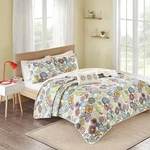 Intelligent Design Asha 4-PIECE Multicolored Full/queen Coverlet Set MZ80-065. Fixed Price $70.00.