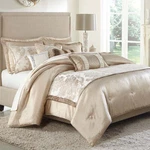Aico Furniture Palermo Sand Piece Queen Comforter Set BCS-QS10-PLRMO-SAN. Fixed Price $764.15.