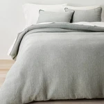 Casaluna Cotton Duvet Cover Set Year-round Fabric, Dark Teal Blue, Full/queen. Fixed Price $47.99.