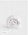 Quince Premium Duck Down Comforter Twin White All Season Msrp $159.90. Fixed Price $109.99.