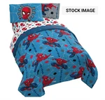 Jay Franco Marvel Spiderman Spidey Faces 5PC Full Bed Set -reversible Comforter. Fixed Price $69.99.