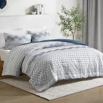 Modern Navy Bedding, Blue King/cal Farmhouse Comforter Set, Cotton Top With. Fixed Price $127.07.