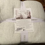 Dkny Pure Ribbed Jersey King Comforter Set Heather Gray 3-PIECE New!. Fixed Price $129.95.