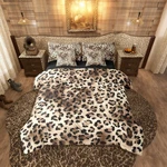 Erosebridal Leopard Print King Comforter Set Cheetah Not Real Fur 7PIECE Bed .... Fixed Price $102.91.