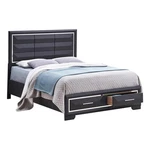 Glory Furniture Liverpool Contemporary Wood Veneer King Storage Bed Black. Fixed Price $778.88.