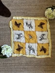 Equestrian Scarf 22 Yellow Cowboy Core Country Club Chic Horse Print Bandana. Fixed Price $30.00.
