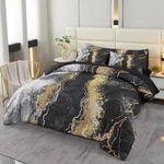 Perfemet 6 Pcs Bed Bag Black Watercolor Marble Printed Comforter Set For.... Fixed Price $74.83.