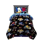 Franco Kids Sonic The Hedgehog 4 Piece Twin Comforter And Sheets Set. Fixed Price $69.95.